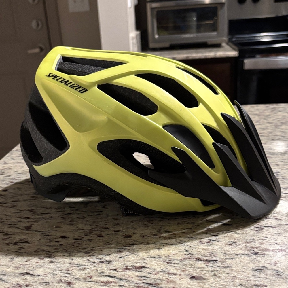 Specialized High-Visibility Yellow and Black Cycling Helmet